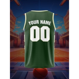 [Custom Basketball Jersey] Breathable Custom Youngsters' Basketball Jersey with Name & Number | Comfort Fit for Training & Games, Perfect for Boys & Girls