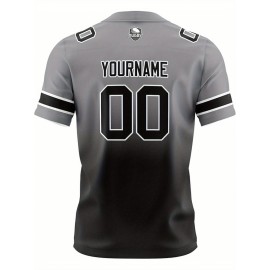 Customizable Women'S Football Jersey - Personalized Name, Number & Logo, Comfort Fit for Sports, Training & Casual Wear, Summer V-Neck T-Shirt with Bold Yellow & Red Design, Football Jersey, Nonelastic Fabric