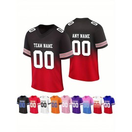 Female football fans who customize large-sized Women's football jerseys, personalized football jerseys with team names and numbers, and customized football uniforms as gifts