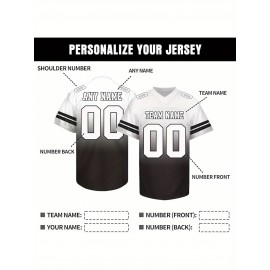 Female football fans who customize large-sized Women's football jerseys, personalized football jerseys with team names and numbers, and customized football uniforms as gifts