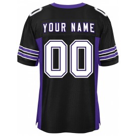 Custom Mesh Football Jersey - Personalized Practice Jerseys for Women, Stitched and Printed Name& Number, Lightweight& Breathable for Training and Games