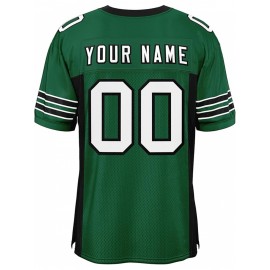 Custom Mesh Football Jersey - Personalized Practice Jerseys for Women, Stitched and Printed Name& Number, Lightweight& Breathable for Training and Games