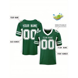Custom Mesh Football Jersey - Personalized Practice Jerseys for Women, Stitched and Printed Name& Number, Lightweight& Breathable for Training and Games