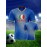 Women's Plus Size Italian Soccer Jersey - V-Neck, Short Sleeve, Breathable & Lightweight Polyester Sports Shirt with ITALY Flag Print, Moisture-Wicking Activewear for Fans & Players, Fan Apparel | Sporty Vneck | Knit Construction