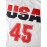 All Stitched 45 White Basketball Jersey, Breathable, Sleeveless, Embroidered Uniform Shirt For Men, Perfect For Sports & Outdoor Activities