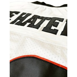 Men's#30 White American Football Jeresys Stitched Name And Number