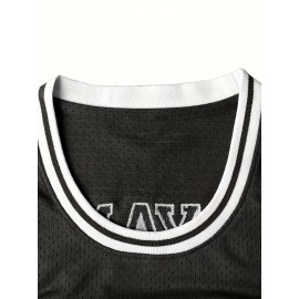 Men'S #33 Black Basketball Jeresys Stitched Name And Number S-3X