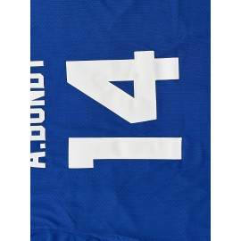 Men's#14 Blue BBaseball Jeresys Stitched Name And Number