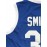 Men'S Blue Basketball Jersey, #33, Breathable Polyester, Sleeveless, V-Neck, Embroidered, Loose Fit, Sports & Outdoor Wear, Perfect for Team Sports, Casual, Holiday, Party, Vacation