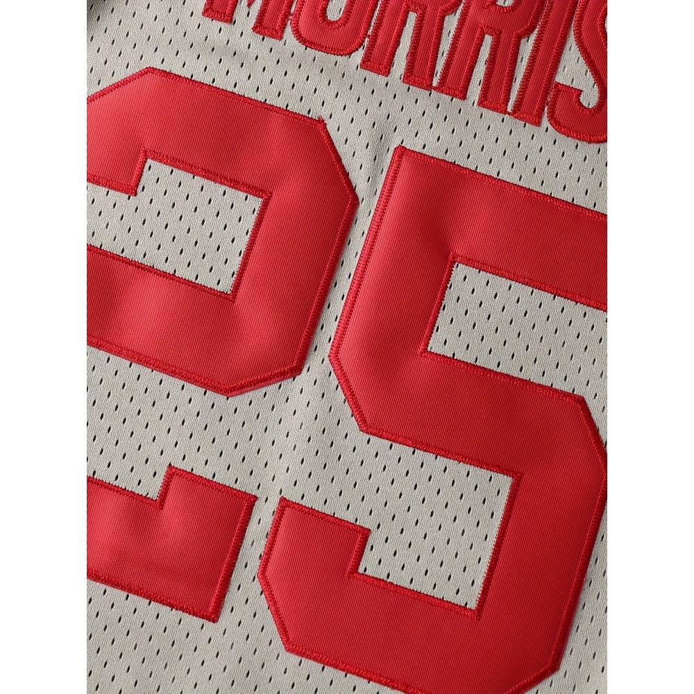 Men's #25 Embroidered Grey Basketball Jersey - Breathable, Sleeveless Sports Uniform for All Seasons, Stitched, Outdoor Activities