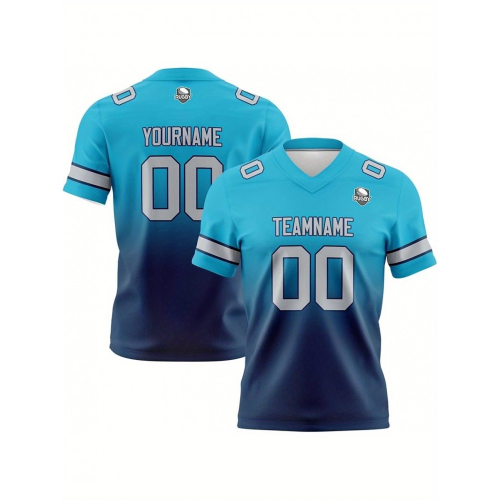 Customizable Women'S Football Jersey - Personalized Name, Number & Logo, Comfort Fit for Sports, Training & Casual Wear, Summer V-Neck T-Shirt with Bold Yellow & Red Design, Football Jersey, Nonelastic Fabric