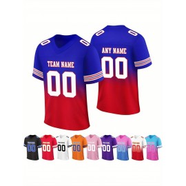 Female football fans who customize large-sized Women's football jerseys, personalized football jerseys with team names and numbers, and customized football uniforms as gifts
