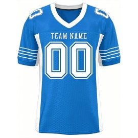 Custom Mesh Football Jersey - Personalized Practice Jerseys for Women, Stitched and Printed Name& Number, Lightweight& Breathable for Training and Games